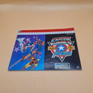 Captain America Avengers PAL B NINTENDO Antleitung Manual NES 100% Original