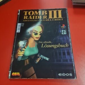 1998 Tomb Raider 3 Lösungsbuch von 1EIDOS GmbH Lara Croft in Deutsch Vintage