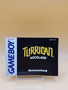 Turrican - Nintendo Gameboy Classic nur Spielanleitung