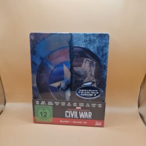"THE FIRST AVENGER: CIVIL WAR" - MARVEL Fantasy - 3D + 2D BLU RAY STEELBOOK OVP