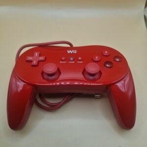 Original Wii Classic Controller Pro Pad in Rot / Red