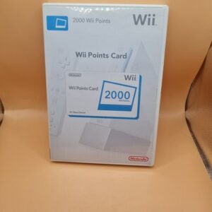 Nintendo Wii 2000 Punkte Points Card - Sammler Artikel