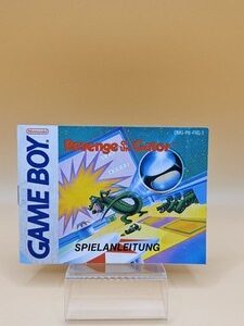 Pinball: Revenge of the Gator Nintendo GameBoy Classic nur Spielanleitung