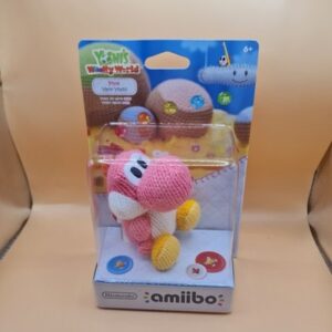 Nintendo Amiibo Pink Yarn Yoshi Rosa Woll Yoshi's Woolly World NEU NEW SEALED