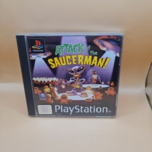 Attack Of The Saucerman! -Playstation 1 (2/3) -OVP/BOXED/CIB -PAL