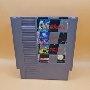 Super Mario Bros Tetris Nintendo World Cup Spiel NES 3 in 1