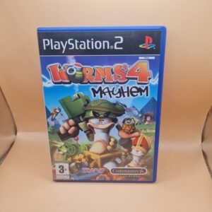 WORMS 4 MAYHEM + ANLEITUNG SONY PLAYSTATION 2 OVP PAL CIB PS2
