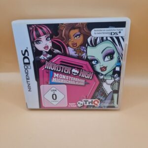 MONSTER HIGH MONSTERKLASSE HIGHSCHOOL + ANLEITUNG NINTENDO DS PAL OVP CIB BOXED