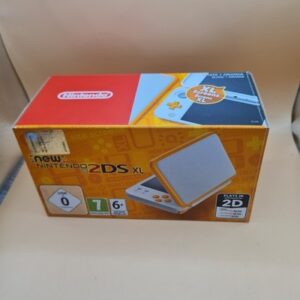 New Nintendo 2DS XL - White + Orange - Weiß + Orange In OVP Beschreibung Lesen