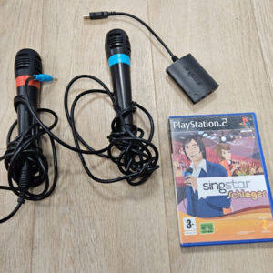 SingStar Mikrofone + Schlager Spiel - Playstation 2 - PS2