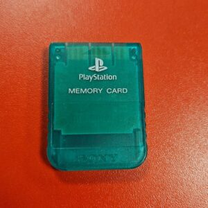 PS1 Memory Card Original Sony Playstation Grün SCPH-1020 Speicherkarte
