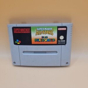 Super Mario All Stars + Super Mario World - Super Nintendo SNES - PAL EUR Modul