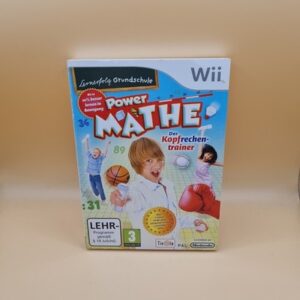 Wii Lernerfolg Grundschule: Power Mathe Der Kopfrechentrainer mit Pappschuber