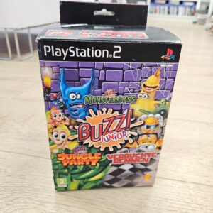 Buzz Junior Bundle 3 Games + Buzzer - Playstation 2 - PS2