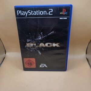 BLACK + ANLEITUNG SONY PLAYSTATION 2 OVP PAL CIB PS2  KULT GAME