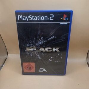 BLACK + ANLEITUNG SONY PLAYSTATION 2 OVP PAL CIB PS2  KULT GAME