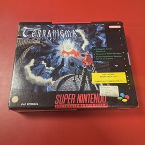 Super Nintendo Spiel : Terranigma - Modul Anleitung OVP cib Big Box SNES PAL