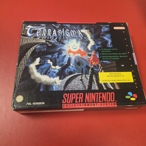 Super Nintendo Spiel : Terranigma - Modul Anleitung OVP cib Big Box SNES PAL