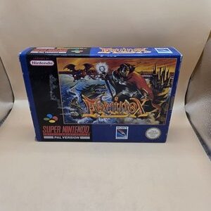 Super Nintendo SNES Spiel Equinox CIB OVP Komplett PAL FRG