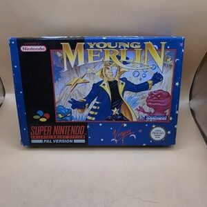 Young Merlin SNES OVP CIB Komplett Super Nintendo
