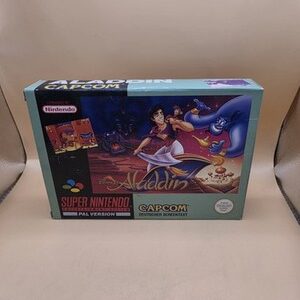 SNES Super Nintendo Disney's Aladdin mit OVP und Anleitung NOE/SFRG