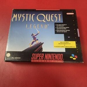 Super Nintendo Spiel : Mystic Quest Legend - SNES Big Box OVP / PAL dt. NOE