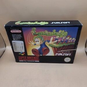 SNES Super Nintendo Lemmings mit OVP und Anleitung FRG
