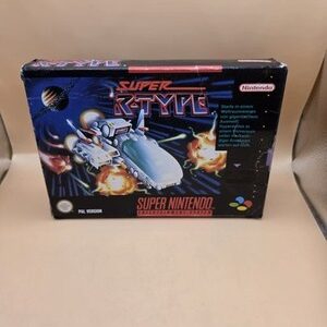 SNES Super Nintendo Super R-Type mit OVP und Anleitung NOE