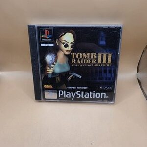 Tomb Raider 3 III OVP Sony Playstation 1 PS1 PSX