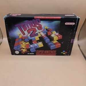 SNES Super Nintendo Tetris 2 mit OVP und Anleitung