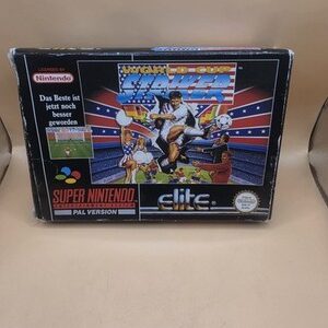 World Cup Striker - Super Nintendo SNES - PAL Deutsch - OVP - Anleitung - Soccer