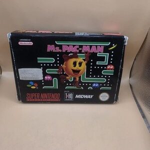 SNES - Ms. Pac-Man - (OVP, mit Anleitung)